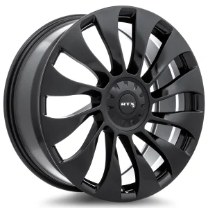 RTX Wheels – TS-02 – Black – 18″x8.5″ 35mm – All weather Wheels – 083213